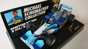 Modellino auto MINICHAMPS 1/43 Benetton Renault B194 B195 Michael Schumacher F1 - Foto 1 di 7