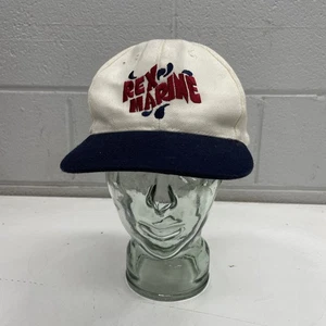 ORIGINAL VINTAGE RETRO Sports Souvenir Cap Hat Adjustable Otto Rex Marine Boat - Bild 1 von 6