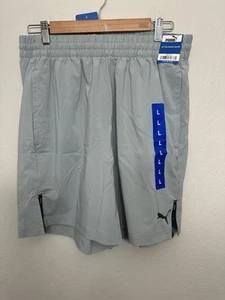 Grey Men’s PUMA Woven Shorts Size L - Picture 1 of 7