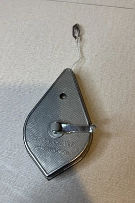 Vintage Irwin Plumb Bob Strait Line Chalk Line Reel Made in USA Empty - Image 1 of 4