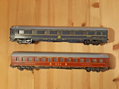 2x Lima H0 Schlafwagen, CIWL und DSG, gebraucht - Bild 1 von 4