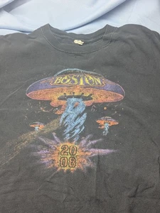 Boston Tour T-Shirt Mens XL Anvil Classic Rock Spaceship 2008 - Picture 1 of 5