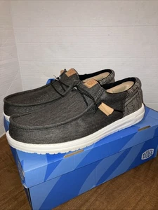 Hey Dude Wally Funk Batik Herren Freizeitschuhe SCHWARZ GRÖSSE Herren 12 Neu im Karton - Bild 1 von 8