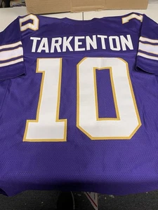 FRAN TARKENTON #10 QB GENÄHTES HEIMTRIKOT GRÖSSE Herren XLG - Bild 1 von 2