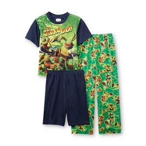 Teenage Mutant Ninja Turtles GO NINJA GO! Boy's 3-Piece Pajama Set, Size 6 - Picture 1 of 2