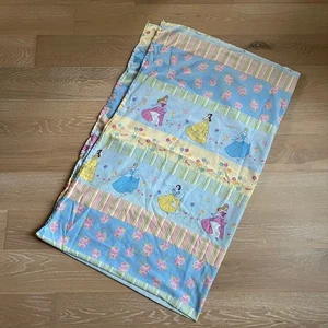 Disney Home Princess Twin Flat Sheet Cinderella Snow White Sleeping Beauty Belle - Picture 1 of 4