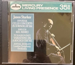 Janos Starker Dvorak Cello Concerto 1990 Mercury Living Presence Full Silver Cd - Picture 1 of 3