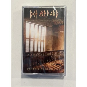New & Sealed Def Leppard Drastic Symphonies Cassette Tape Exclusive UK Edition - Picture 1 of 6