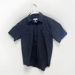 Orvis Herren Hemd dunkelblau Kurzarm Knopfleiste Taschen Outdoor Gr. M - Bild 1 von 3