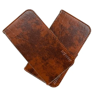 Leder Schutzhülle für Apple iPhone 11 - Smartphone Handy Tasche Case Cover Etui - Picture 1 of 15