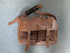 Paul Marius Brown leather Camera Bag - Picture 1 of 3