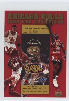 Autenticado Scottie Pippen Michael Jordan 1998 Dennis Rodman Toni Kukoc Salón de la fama Foto 1 de 2