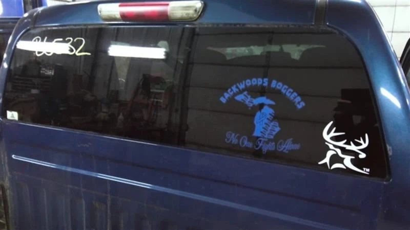 Fixed Back Glass w/privacy tint fits 04 05 06 07 08 09 10 11 12 GMC Canyon  - Image 1 of 4