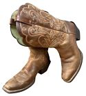 Ariat Women’s 8.5 B #15845 Western Cowgirl Brown Aqaure Toe Boot