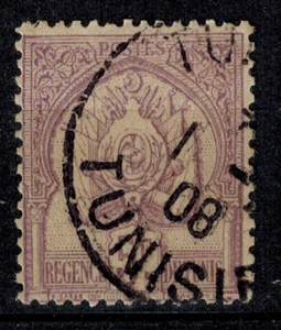 Timbre Colonie de Tunisie N° 21 Oblitéré - Imagen 1 de 1