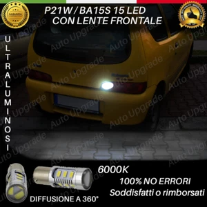 LAMPADA RETROMARCIA 15 LED P21W BA15S CANBUS PER FIAT SEICENTO 600 NO ERROR - Foto 1 di 4