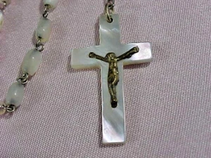 MOP Rosenkranz Cor Jesu Herz Jesu mit Etui - Bild 1 von 14