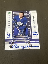 Norm Ullman Signed Autographed 2003-04 Parkhurst Original Six #50 HOF 1982 Leafs