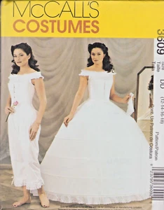 Camisole Corset Hoop Petticoat Pantaloons Historic Costum Sz 12-18 McCalls 3609 - Picture 1 of 2