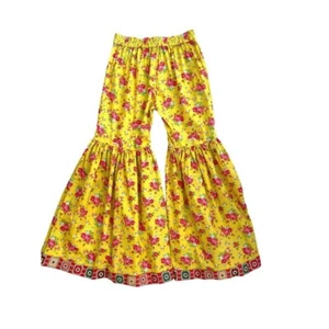 9-10 year Sapphire Kids Floral Gharara Pants Cotton - Picture 1 of 7
