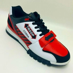 Men's Troop Cobra White | Black | Red Low-Top Sneakers NWT - Picture 1 of 8