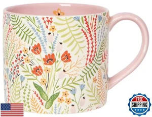 Now Designs Jubilee Bouquet Stoneware Mug In A Box, 14 oz - Picture 1 of 5