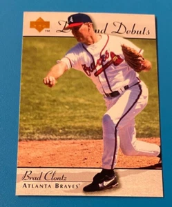 1995 UPPER DECK DIAMOND DEBUTS BRAD CLONTZ ATLANTA BRAVES - Bild 1 von 2