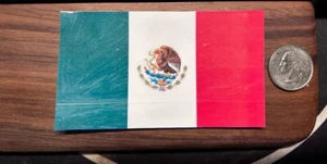 Mexiko Flagge Aufkleber, Hochglanz Vinyl - Bild 1 von 1