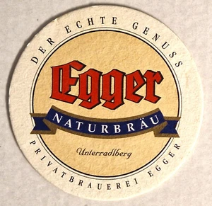 ÖSTERREICH ST. PÖLTEN UNTERRADLBERG EGGER BIER 1 BIERDECKEL 50-60 Jahre alt - Picture 1 of 2