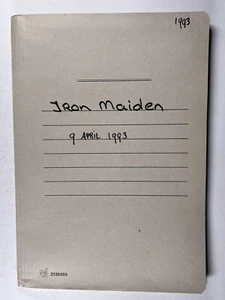 Iron Maiden Bruce Dickinson Paperwork Office Copy Technical Rider Europe 1993 - Picture 1 of 15