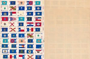 ODZ&PLATE 3 BLOQUES MNH 13c - Scott#: 1633-1682 - Banderas estatales 80 sellos MNH 437 - Imagen 1 de 5