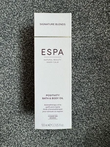 ESPA Positivity Bath & Body Oil 100ml Brand New - Picture 1 of 4