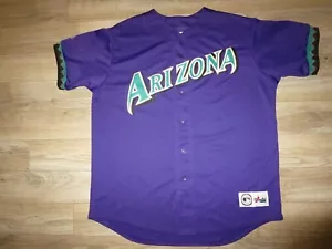 Orlando Hudson #1 Arizona Diamondbacks World Series MLB Majestic Jersey XL mens - Picture 1 of 3