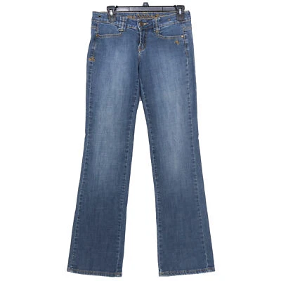 Pantalones de mezclilla para mujer Adiktd azul lavado medio bootcut - talla 27 Foto 1 de 4