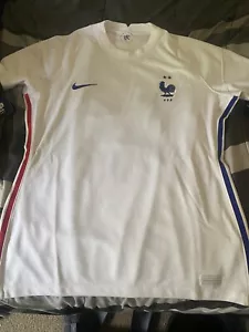 Nike France Stadium Away Soccer Jersey World Cup White CD0896-100 size L New! Wm - Picture 1 of 7