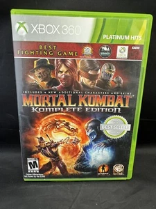 Mortal Kombat Komplete Edition Xbox 360 Complete CIB Disc Excellent - Picture 1 of 4
