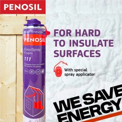 Penosil Easy Spray DIY Foam Can 111, Condensation, Insulation, Acoustic - Image 1 of 4