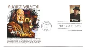 5555 August Wilson Black Heritage 2021, Panda Cachets, FDC - Picture 1 of 1