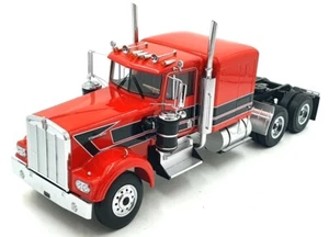 KK Scale Road Kings 1/18 Scale RK180122 - Kenworth W900 - Red/Black - Picture 1 of 6