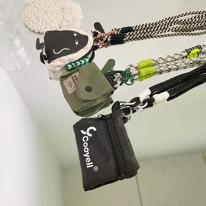 Nylon Coin Purse Anti-Lost Lanyard Money Bag Funny Phone Bracelet  Girl Boy - Photo 1 sur 9