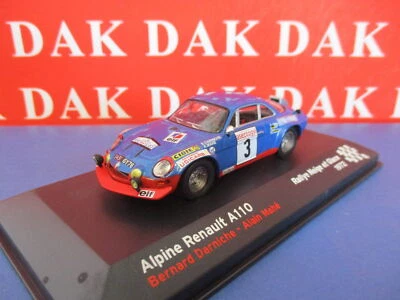 Die cast 1/43 Modellino Auto Alpine Renault A110 Rally Neige et 1972 B. Darniche - Immagine 1 di 4
