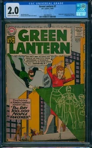 Green Lantern #7 (DC 1961) 🌟 CGC 2.0 🌟 1. App von SINESTRO & TERGA! Comic - Bild 1 von 2