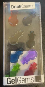 Snowmen Snow man Christmas GelGems Drink Charms - Picture 1 of 1