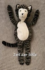 IKEA GOSIG KATT Katze Kater Schwarz Weiß Stofftier Kuscheltier * - Bild 1 von 1