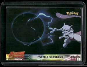 Psychic Showdown #33 Mewtwo colpisce ancora Topps etichetta nera Pokémon 1998 LP - Foto 1 di 2