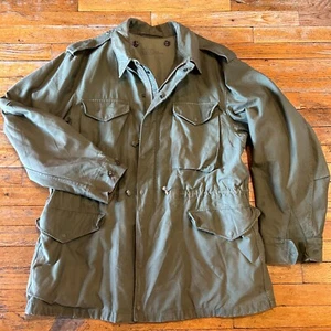 US ARMY ~ Sz L Long ~ Korean War M-1951 Field Jacket ~ Dated 1952 ~ Conmar Zip ~ - Picture 1 of 24