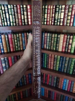 Easton Press Aesop's Fables ЗАПЕЧАТАННЫЕ 🔥 Кожаные Классические Детские Истории - Изображение 1 из 4