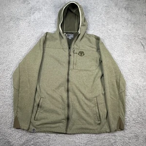 BlackOvis Trailhead Hoodie Mens XLT Green Tan Full Zip Jacket Outdoor Hunting - Picture 1 of 8