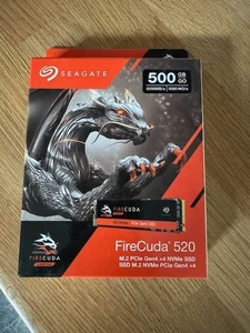 Seagate FireCuda 520, 500GB, M.2 PCIe Gen4 NVMe SSD BOXED BRAND NEW - Afbeelding 1 van 2