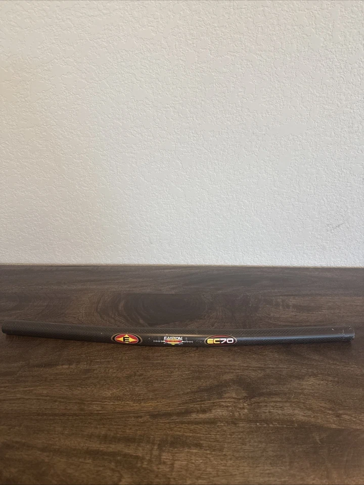 Manillar plano de carbono Easton EC70 530 mm 25,4 mm abrazadera 3° barrido bicicleta de montaña Foto 1 de 4